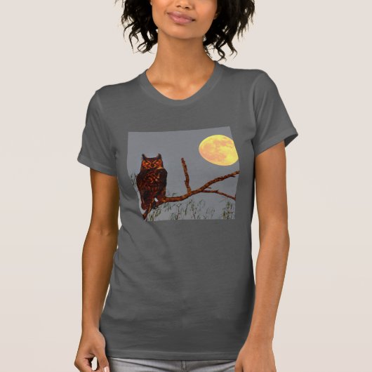 Grote Uil | Volle Maan T-shirt (Voorkant)