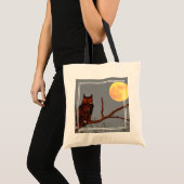 Grote Uil | Volle Maan Tote Bag (Voorkant (product))