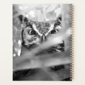 Grote Uil - Wilde Natuur Vogel Kunstprint Planner (Achterkant)