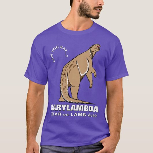 Grote uitgestorven namen (#2): Barylambda T-shirt (Voorkant)