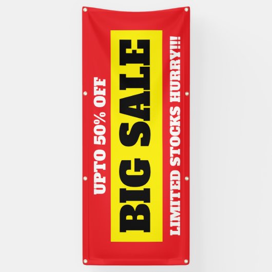 Grote uitverkoop bewerkbare banner (Verticaal)