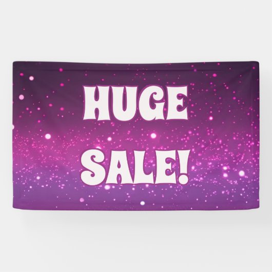 Grote uitverkoop glinster banner (Horizontaal)