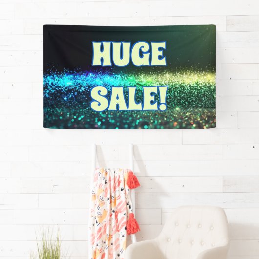 Grote uitverkoop glinsterende banner (Insitu)