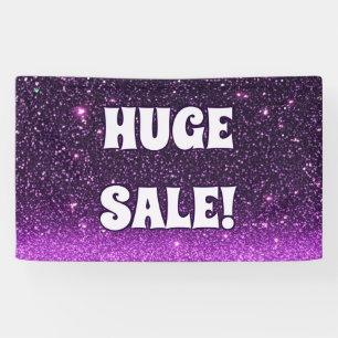Grote uitverkoop glinsterende banner