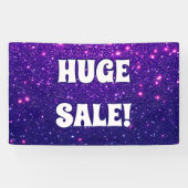 Grote uitverkoop glinsterende banner (Horizontaal)