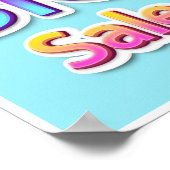 Grote Uitverkoop Script   Logo  Garage Tuin Poster (Hoek)