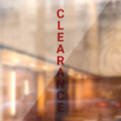 Grote Uitverkoop Winkel Sale Raamsticker (Vel 2)