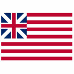 Grote Unie, 1e Vlag van de Verenigde Staten van Ko Fotobeeldje Ornament<br><div class="desc">De "Grote Unievlag" wordt beschouwd als de eerste nationale vlag van de Verenigde Staten van Amerika. Net als de huidige Amerikaanse vlag heeft de Grote Unievlag 13 afwisselende rode en witte strepen,  die representatief zijn voor de dertien kolonies.</div>