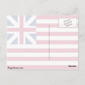 Grote Unie, vlag Verenigde Staten Briefkaart (Achterkant)