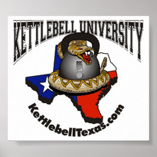 Grote universiteit van Kettlebell Poster