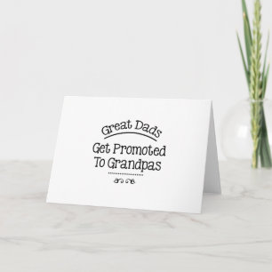 Grote vaders worden gepromoveerd tot Grandpas Vade Kaart
