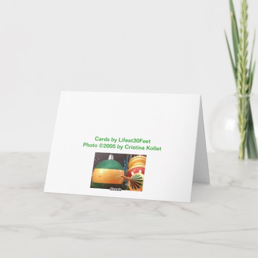 Grote Vakantie 2 Feestdagen Kaart (Achterkant)