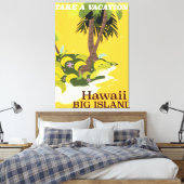 Grote vakantie op Hawaï Canvas Afdruk (Insitu (Slaapkamer))