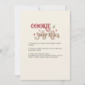 Grote vakantiekoekruil Kerstbakfeest Kaart (Achterkant)