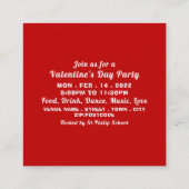 Grote Valentijnsdag, Ticket van de Partij van de K (Achterkant)