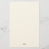 Grote vangst geïllustreerde vis briefpapier (Achterkant)