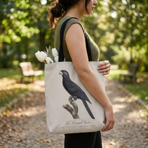 Grote Vasapapegaai, Coracopsis Vasa Illustratie Tote Bag