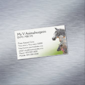Grote veefdieren magnetisch visitekaartje (Voorbeeld)