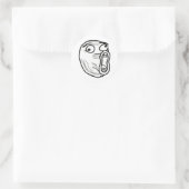 grote vent ronde sticker (Tas)