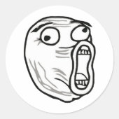 grote vent ronde sticker (Voorkant)