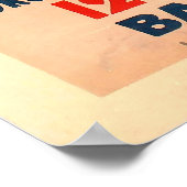 Grote vergadering Motonautique Boat Racing Geo Ham Poster (Hoek)