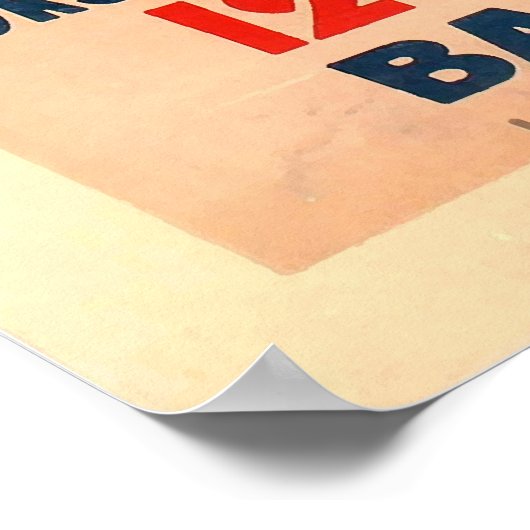 Grote vergadering Motonautique Boat Racing Geo Ham Poster (Hoek)