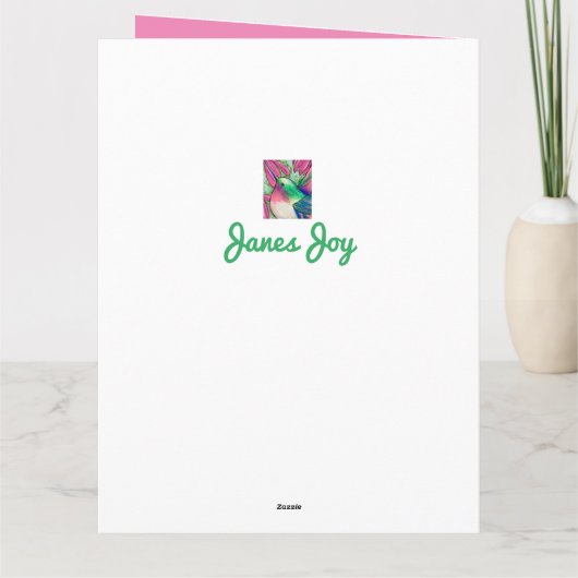 Grote verjaardag van ons allemaal  lief kaart (Achterkant)