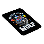 Grote Verjaardag Wolf voor Wolven Magneet (Rechterzijde)