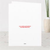 Grote Verjaardags Kaart met Grote Foto Aangepaste  (Achterkant)