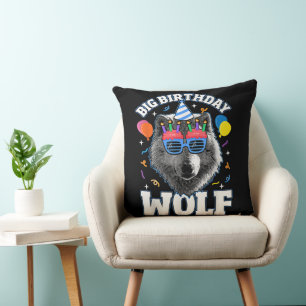 Grote Verjaardags Wolf voor Wolven Kussen