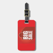 Grote Verkoop Rode Retail Bag Design Bagagelabel (Voorkant verticaal)