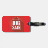 Grote Verkoop Rode Retail Bag Design Bagagelabel (Achterkant horizontaal)