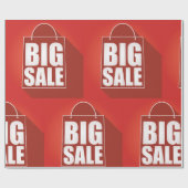 Grote Verkoop Rode Retail Bag Design Cadeaupapier (Vlak)