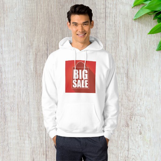 Grote Verkoop Rode Retail Bag Design Hoodie