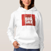 Grote Verkoop Rode Retail Bag Design Hoodie (Voorkant)