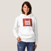 Grote Verkoop Rode Retail Bag Design Hoodie (Voorkant volledig)