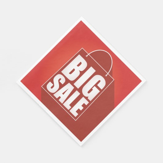 Grote Verkoop Rode Retail Bag Design Servet (Hoek)