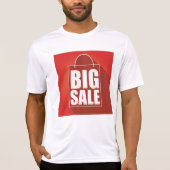 Grote Verkoop Rode Retail Bag Design T-shirt (Voorkant)
