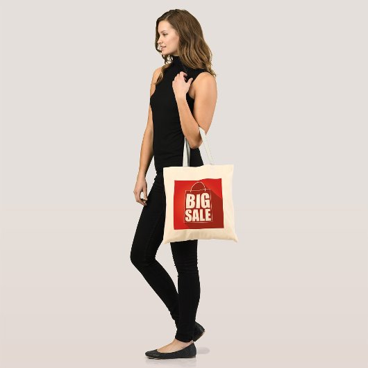 Grote Verkoop Rode Retail Bag Design Tote Bag