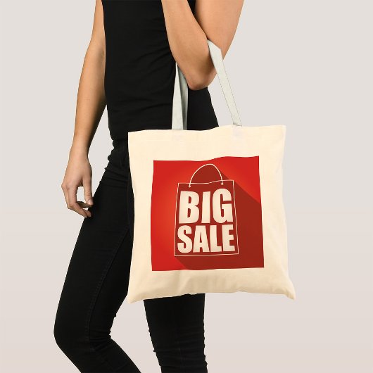 Grote Verkoop Rode Retail Bag Design Tote Bag