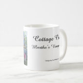 Grote verlichting in roze - Martha's wijntuin Koffiemok (Voorkant rechts)