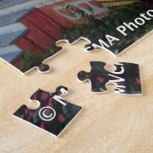 Grote verlichting in roze - Martha's wijntuin Legpuzzel (Zijkant)