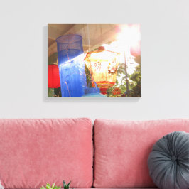 Grote verlichtingslampions - Martha's wijntuin Canvas Afdruk