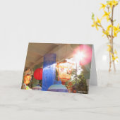 Grote verlichtingslampions - Martha's wijntuin Kaart (Gele Bloem)