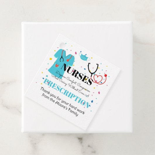 grote Verpleegkundigen zoals u waardering label (In situ)