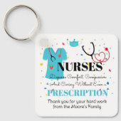 grote Verpleegkundigen zoals u waardering label Sleutelhanger (Voorkant)