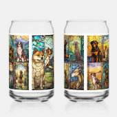 Grote verscheidenheid aan Hondenrassen Blikvorm Glas (Links)