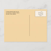 Grote Versteende Boom in Versteend Bos NP Briefkaart (Achterkant)