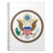 grote verzegeling van de vs notitieboek (Voorkant)