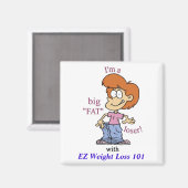 GROTE VET LOSER magneet (Voorkant / Achterkant)